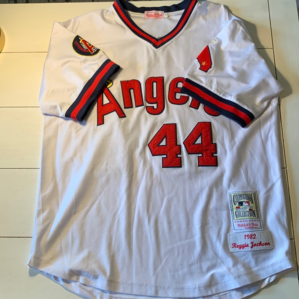 Mitchell & Ness California Angels Reggie Jackson jersey size 50